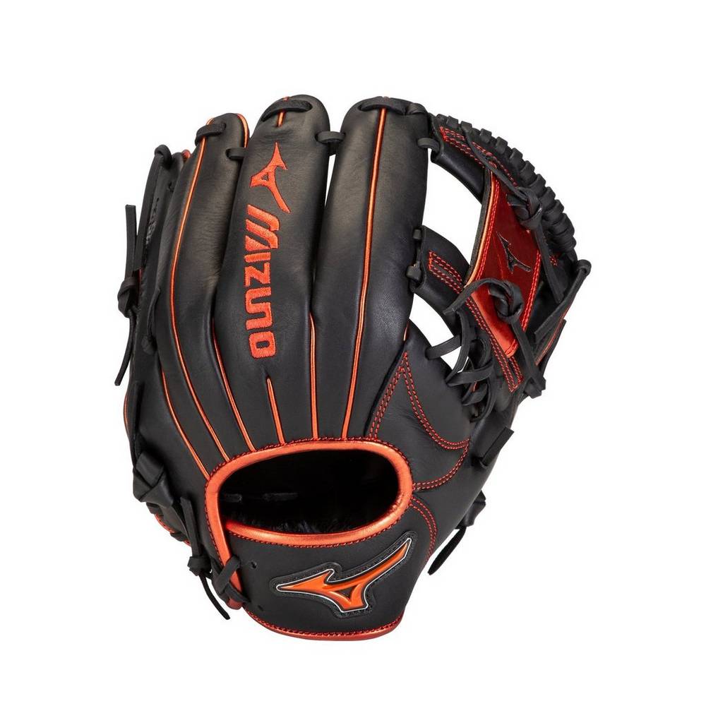 Guanti Mizuno Baseball MVP Prime SE Infield 11.5" Uomo - Nere/Rosse - 24093-WYTC